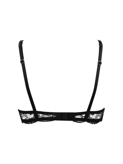 Lise Charmel - Soir De Venise Vertical Soutien Gorge Balconnet Noir Diamant