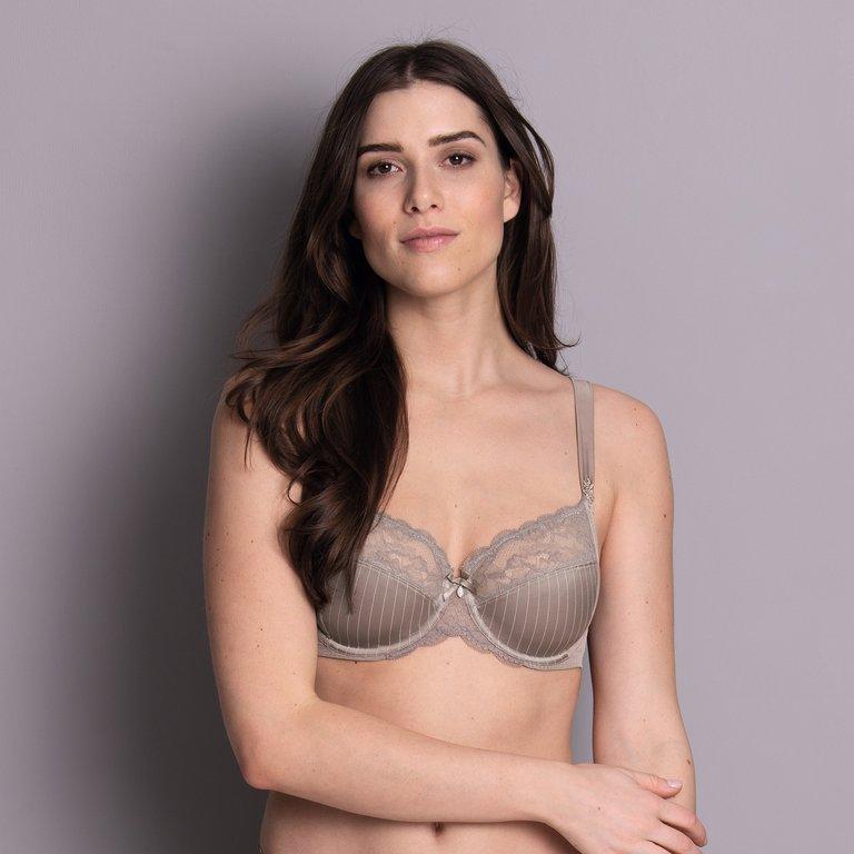 Rosa Faia Antonia Underwired Bra - Dusty Grey Full Cup Bra Rosa Faia