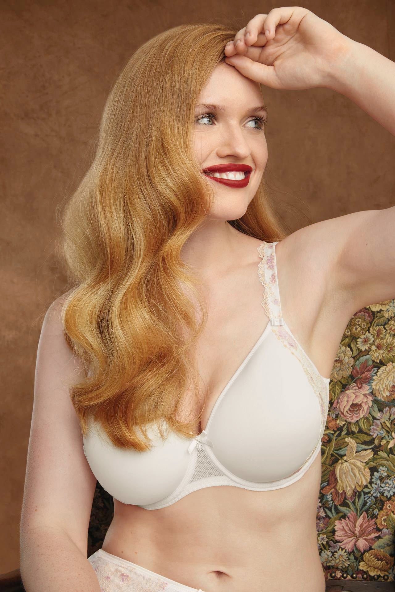 Rosa Faia Colette Underwired Bra With Spacer Cups - Crystal Full Cup Bra Rosa Faia 