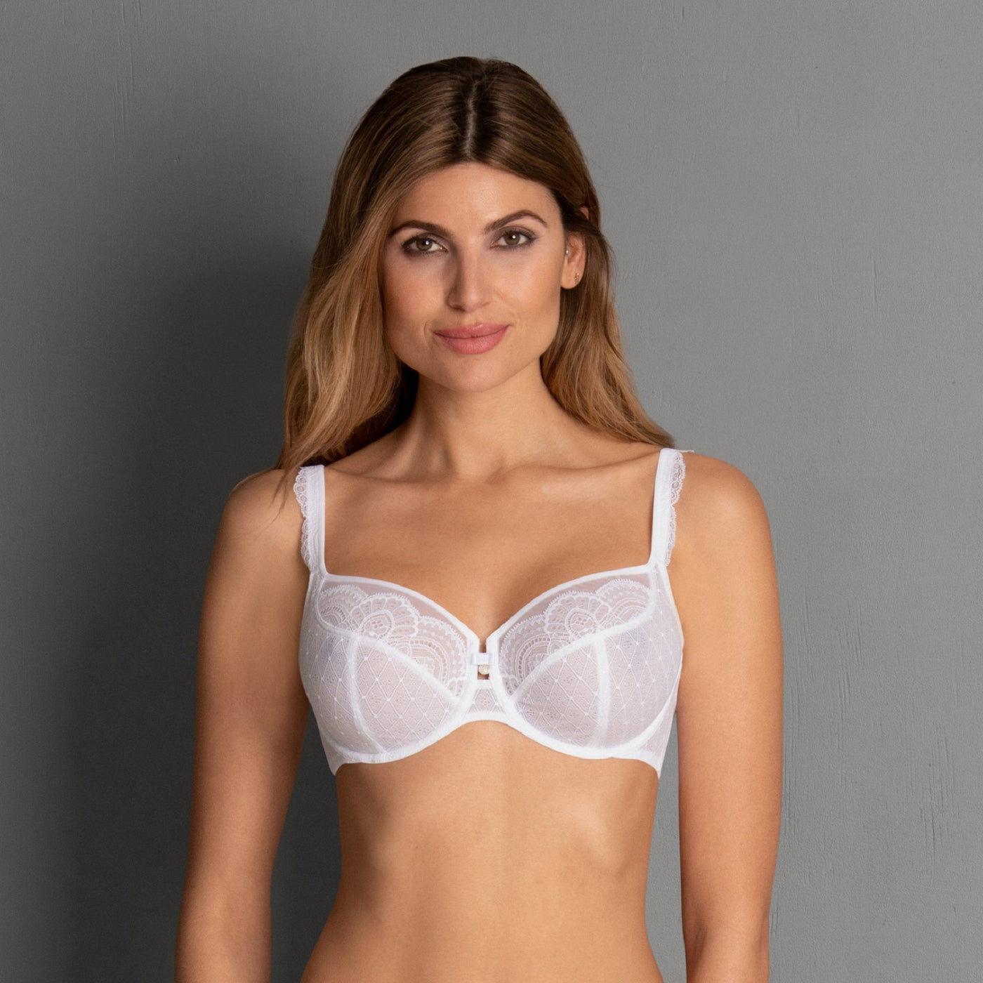 Rosa Faia - Selma Soutien Gorge À Armatures Et Coques Blanc