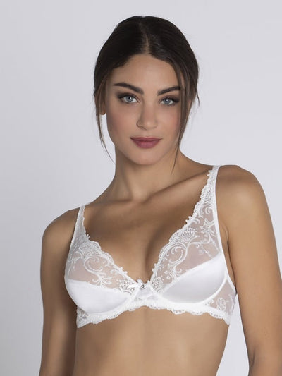 Lise Charmel - Splendeur Soie Soutien Gorge Glam Ecru Nacre