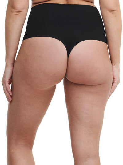 Chantelle - Smooth Comfort String Taille Haute Sculptant Noir Chantelle String