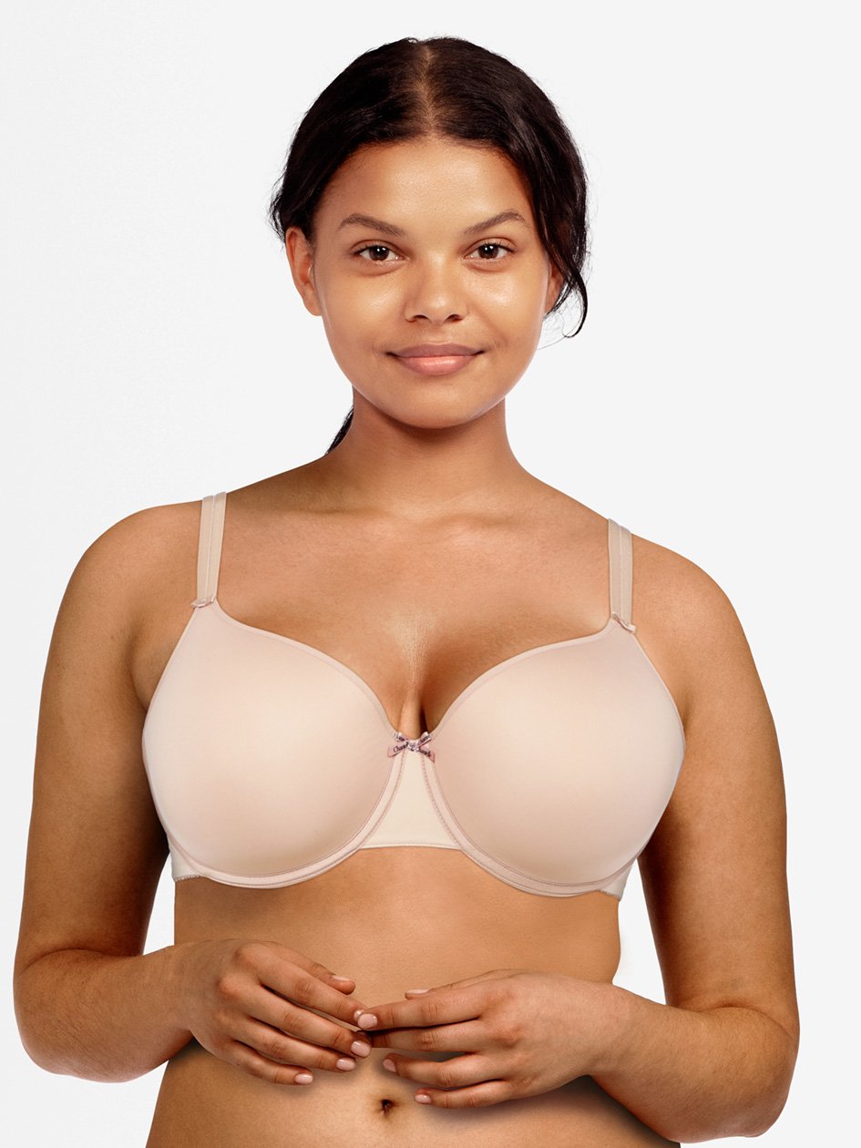 Chantelle - Basic Invisible Soutien-Gorge T-Shirt À Mémoire De Forme Rose Poudré Chantelle Soutien Gorge Emboȋtant