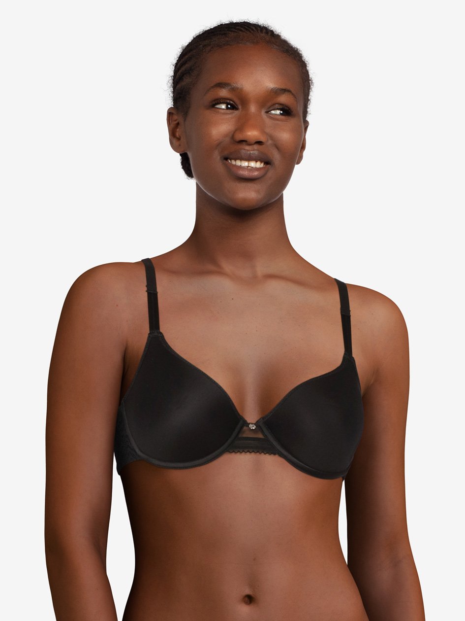 Chantelle - C Jolie Soutien-Gorge Couvrant À Mémoire De Forme Noir Chantelle Soutien Gorge Emboȋtant