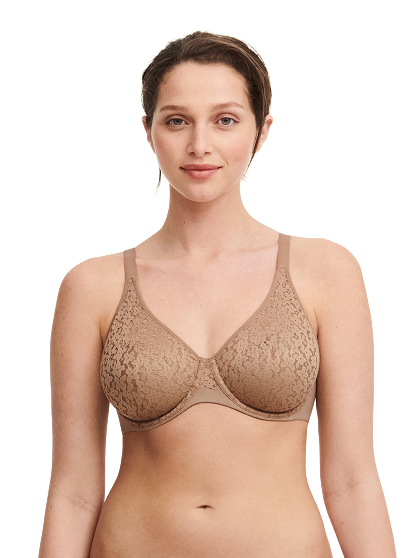 Chantelle - Norah Soutien-Gorge Moulé Enveloppant Café Au Lait Chantelle EasyFeel Soutien Gorge Moulé
