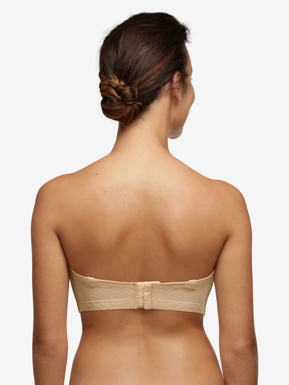 Chantelle - Norah Soutien-Gorge Bandeau Coque Rose Poudré Chantelle EasyFeel Soutien-Gorge Bandeau