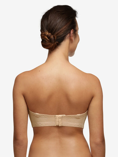 Chantelle - Norah Soutien-Gorge Bandeau Coque Rose Poudré Chantelle EasyFeel Soutien-Gorge Bandeau