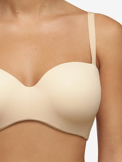 Chantelle - Norah Soutien-Gorge Bandeau Coque Rose Poudré Chantelle EasyFeel Soutien-Gorge Bandeau