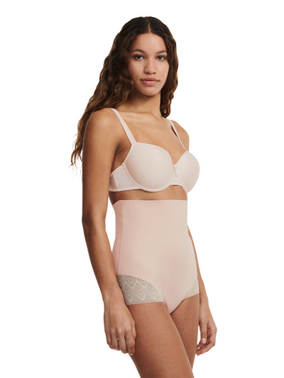 Chantelle - Sexy Shape Culotte Très Taille Haute Beige Doré Chantelle Culotte Haute