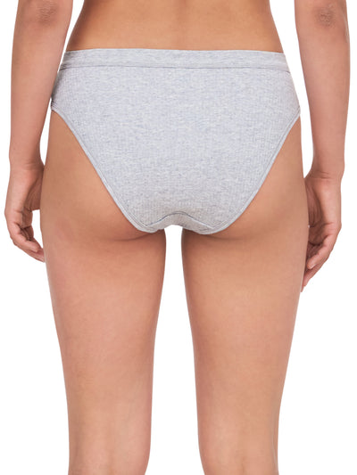 Chantelle - Coton Confort Slip Echancré Mixed Grey Chantelle Culotte Haute