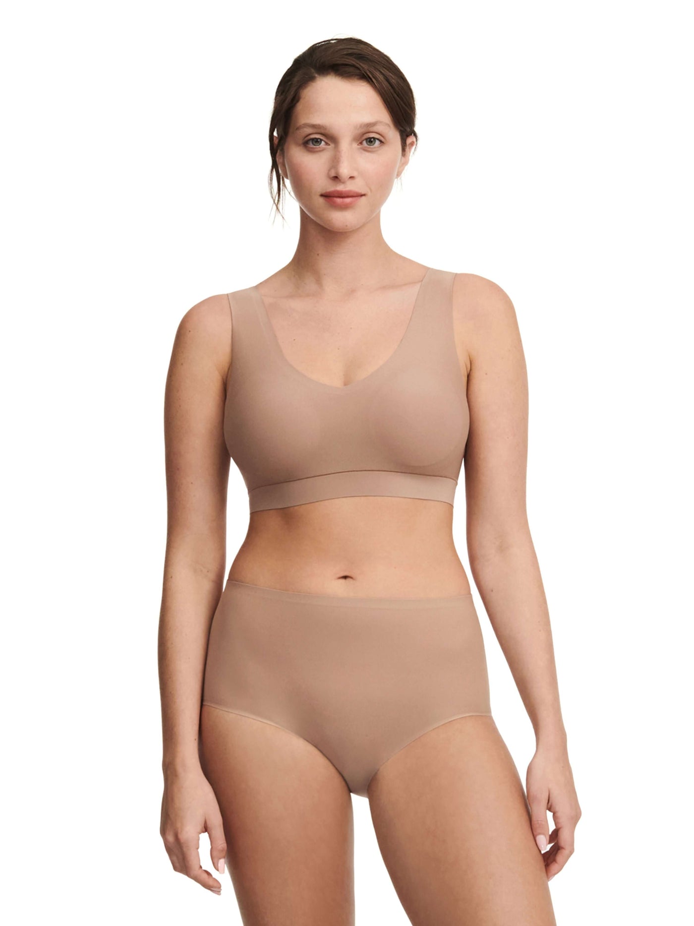 Chantelle - Softstretch Culotte Haute Café au Lait Chantelle Culotte Haute