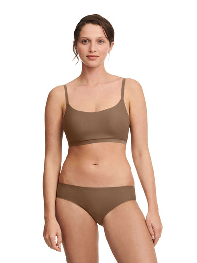 Chantelle - Softstretch Bralette à Coques Intégrées Cacao Chantelle Soutien Gorge Sans Armatures
