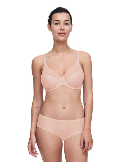 Chantelle - Norah Soutien-Gorge Moulé Enveloppant Rose Poudré Chantelle EasyFeel Soutien Gorge Moulé