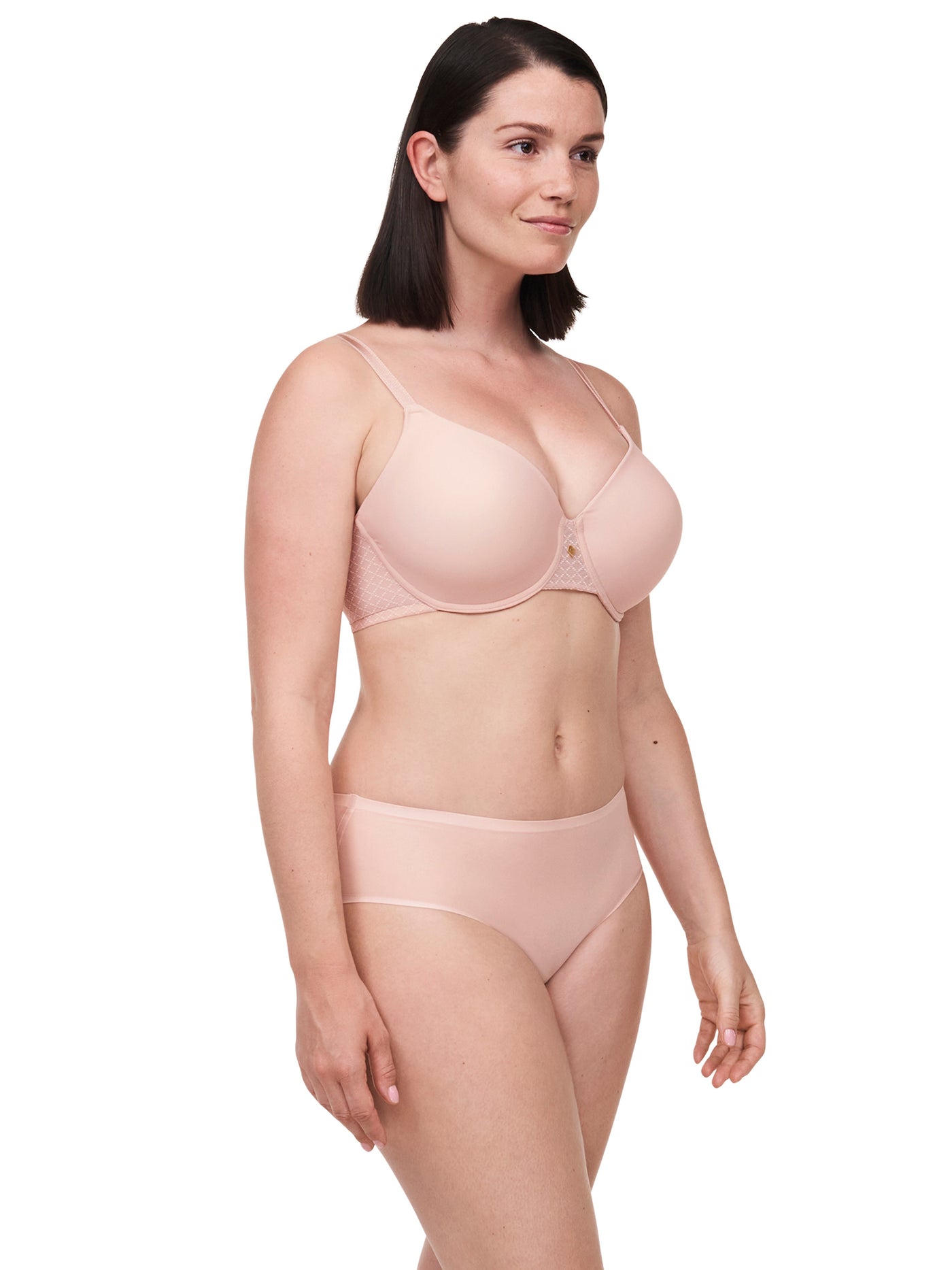 Chantelle Easyfeel - Norah Chic Soutien-Gorge Coque Enveloppante Rose Poudré Chantelle EasyFeel Soutien Gorge Emboȋtant