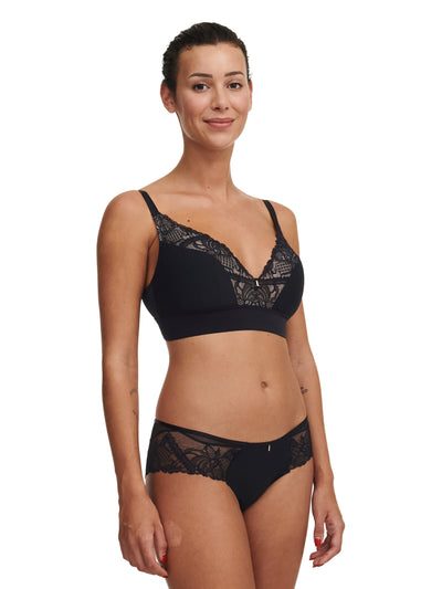 Chantelle - Orangerie Dream Soutien-Gorge Sans Armatures Maintien Mousse Noir Chantelle Soutien Gorge Sans Armatures