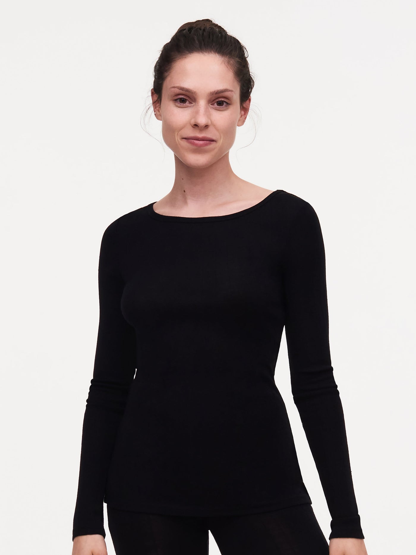 Chantelle - Thermo Comfort T-Shirt À Manches Longues Noir Chantelle Top