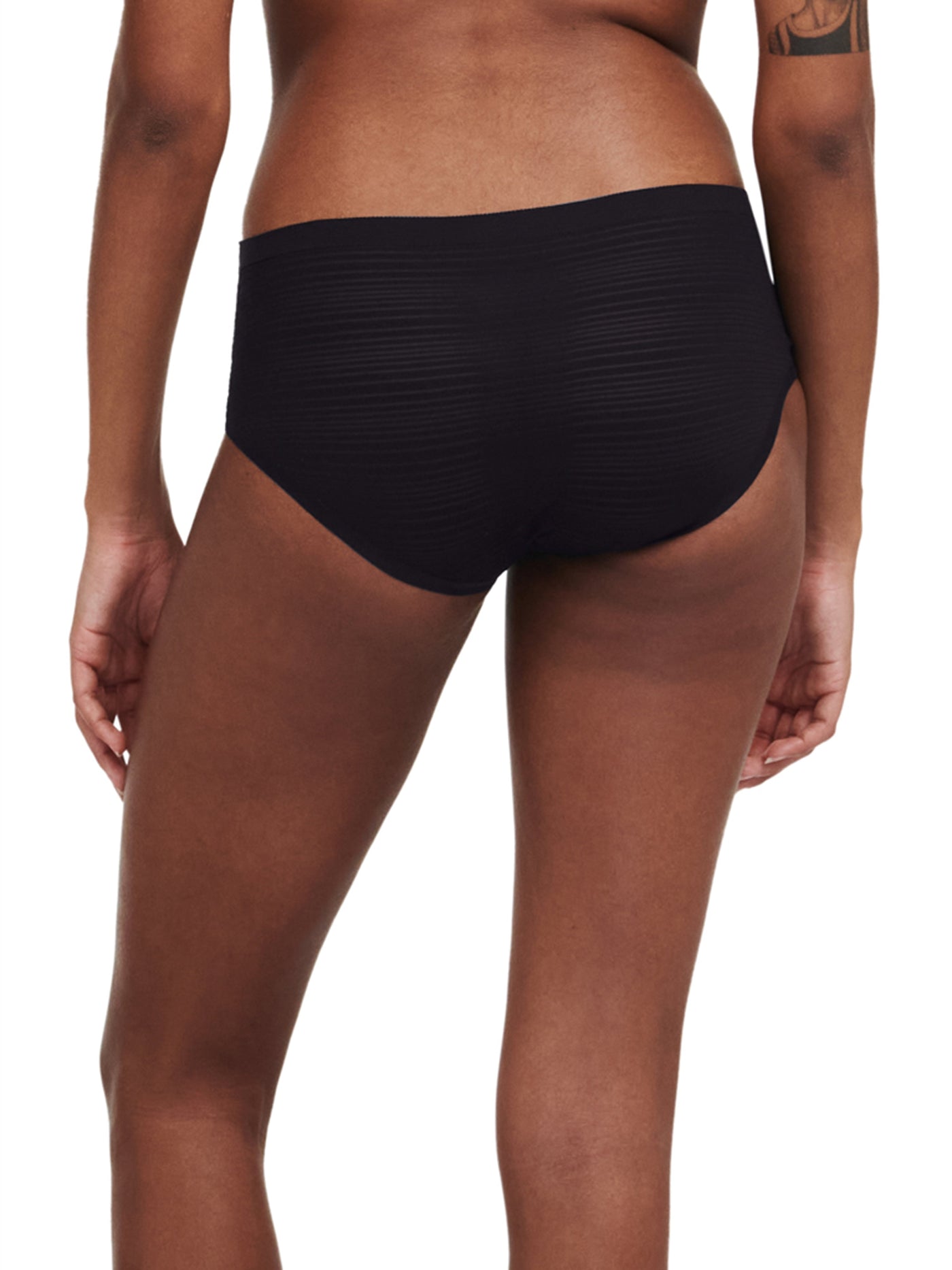 Chantelle - Softstretch Shorty à Rayures Noir Chantelle Shorty