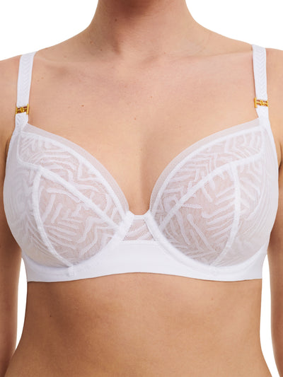 Chantelle - Graphic Allure Soutien-Gorge Armaturé Blanc Chantelle Soutien Gorge Emboȋtant