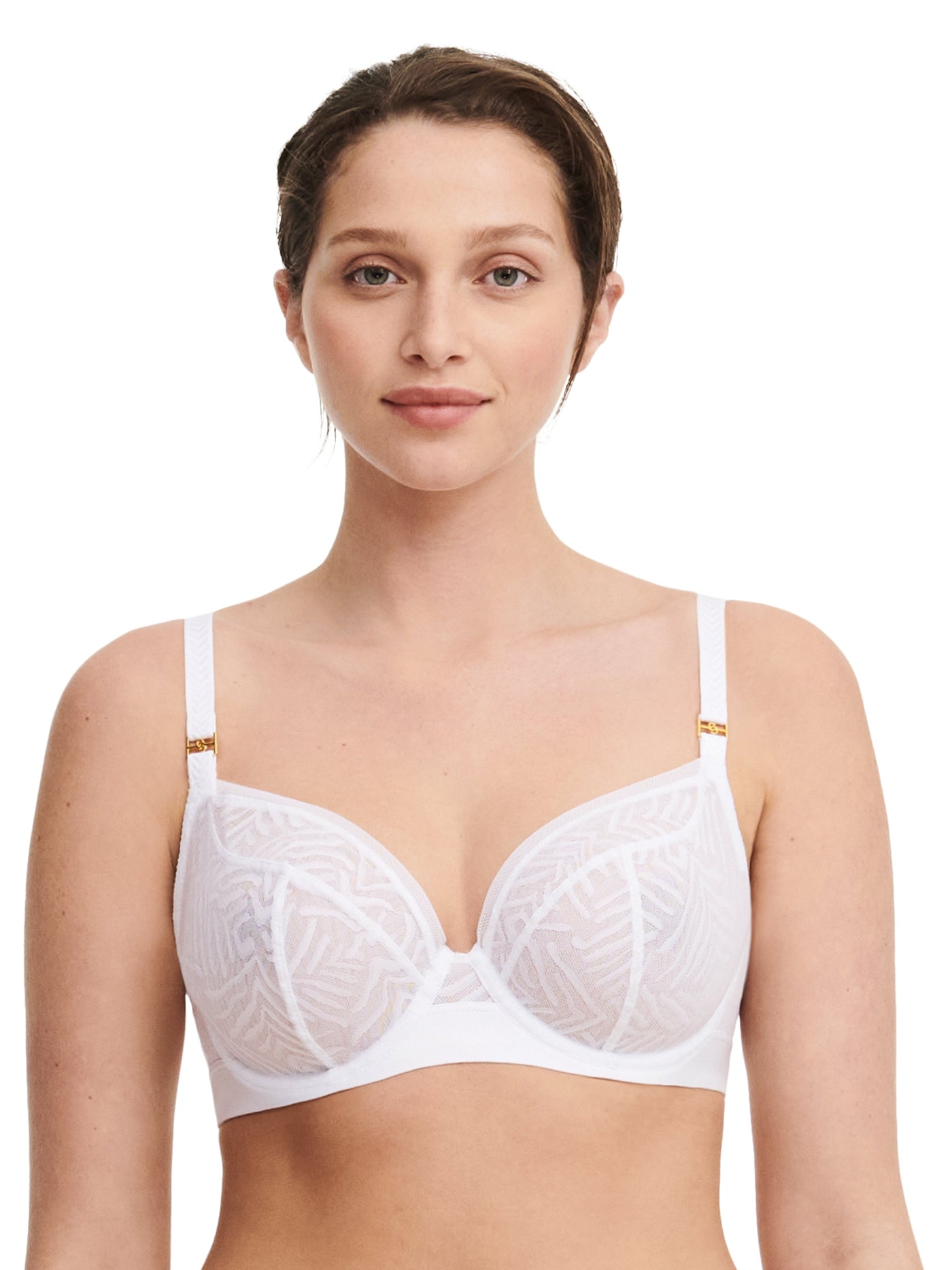 Chantelle - Graphic Allure Soutien-Gorge Armaturé Blanc Chantelle Soutien Gorge Emboȋtant