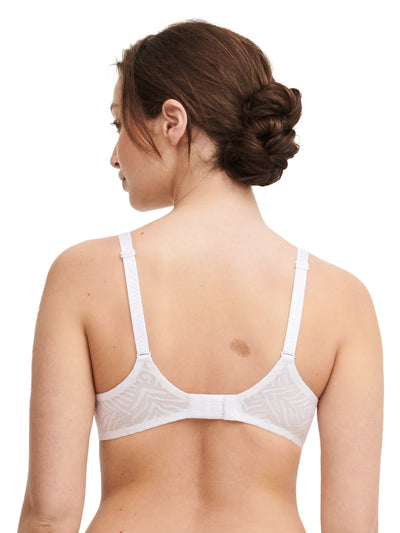 Chantelle - Graphic Allure Soutien-Gorge Coque Plongeant Blanc Chantelle Soutien Gorge Plongeant