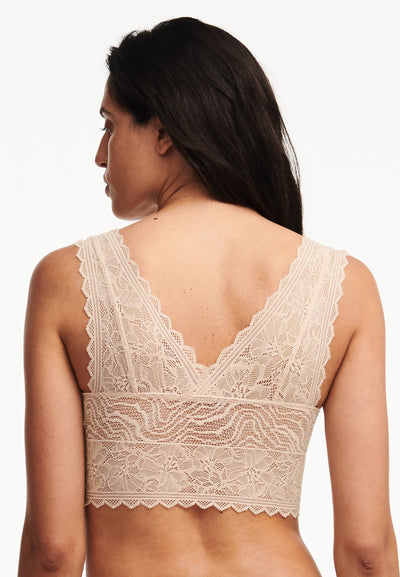 Chantelle Easyfeel - Floral Touch Soutien-Gorge Doux Beige Doré Chantelle EasyFeel Soutien Gorge Sans Armatures