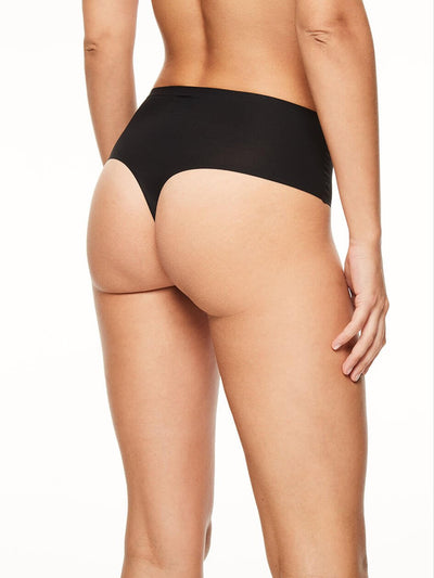 Chantelle - Softstretch String à Taille Haute Noir Chantelle String