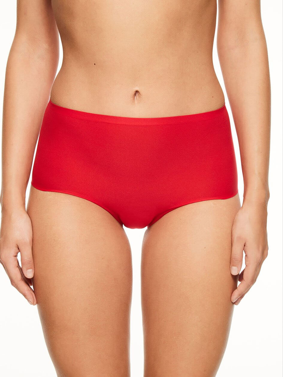 Chantelle - Softstretch Culotte Haute Rouge Coquelicot Chantelle Culotte Haute