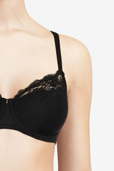 Chantelle Easyfeel - Soutien-Gorge Moulé Couvrant Avec Armatures Marilyn Noir Chantelle EasyFeel Soutien-Gorge Rembourré