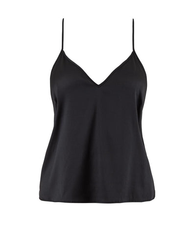 Aubade - Silk Desire Top Noir