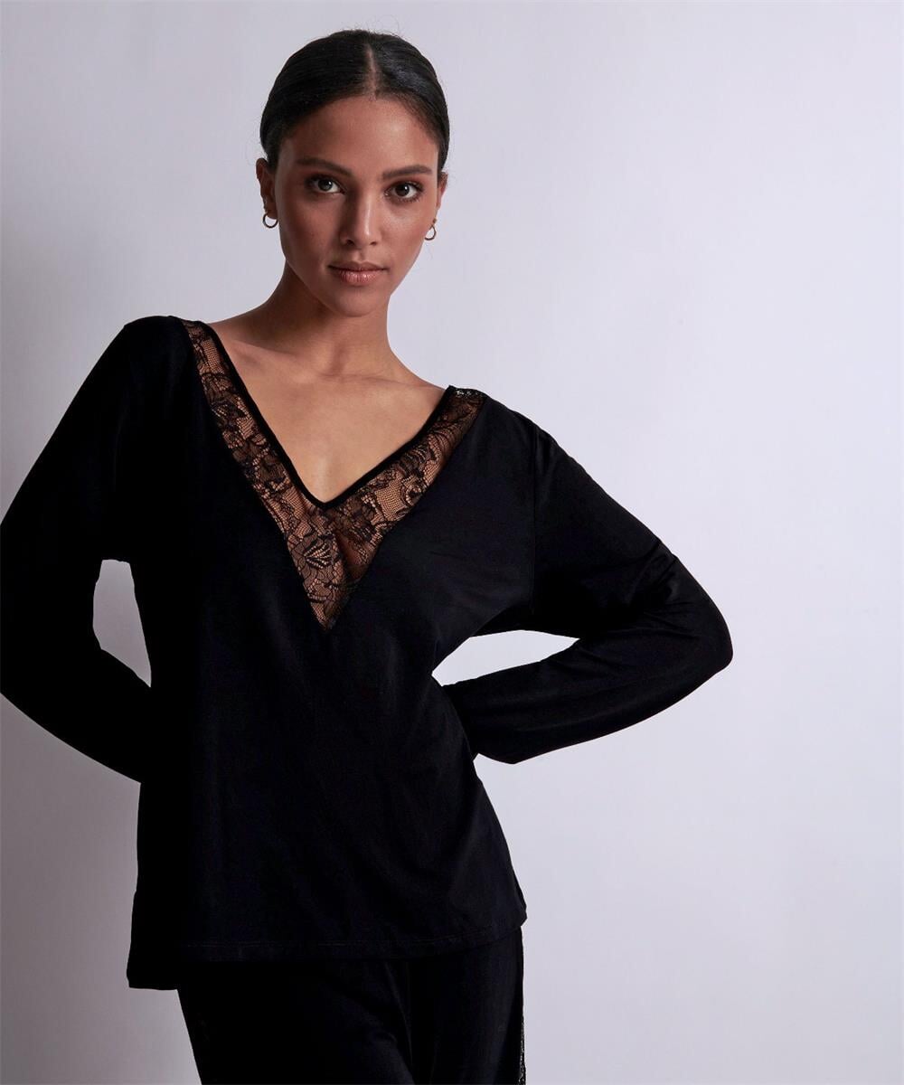 Aubade - Lazy Days Top Noir