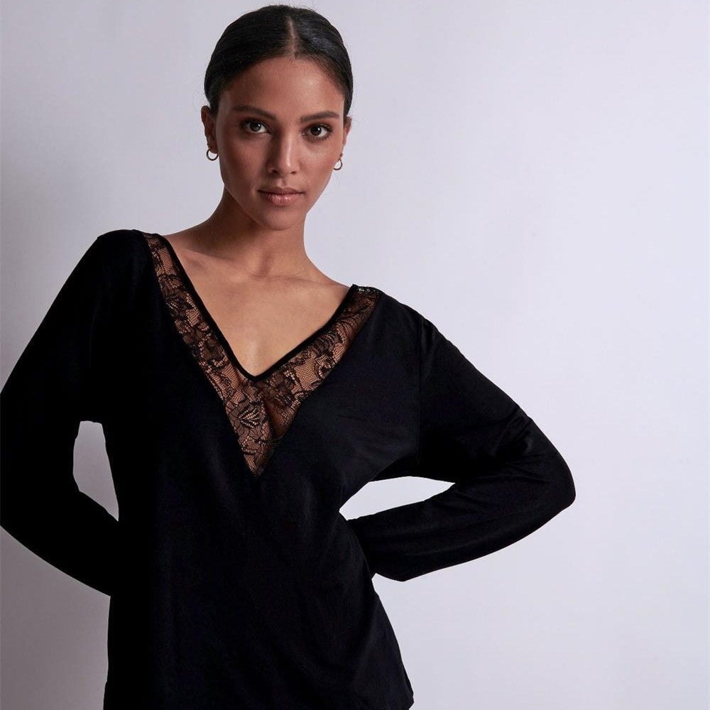 Aubade - Lazy Days Top Noir