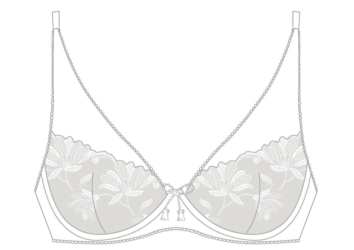 Aubade - Lovessence Soutien-gorge Triangle à Armatures Blanc