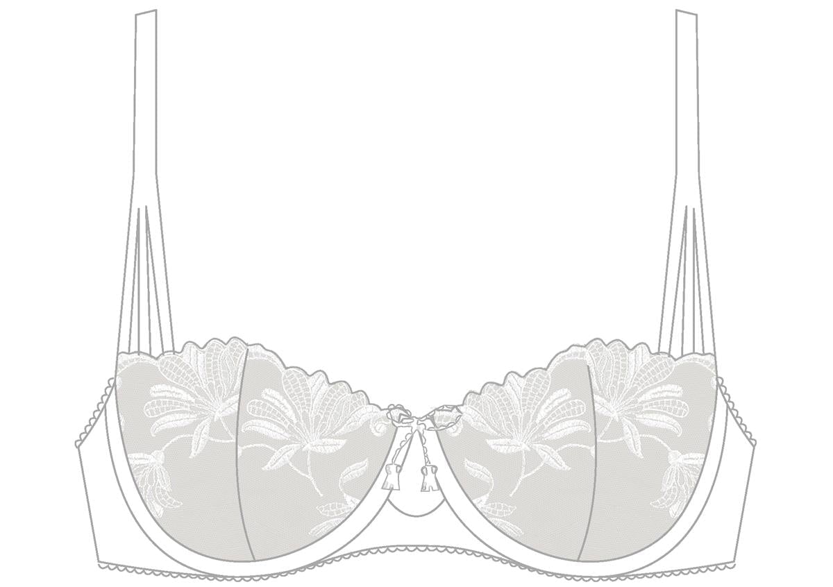 Aubade - Lovessence Soutien-gorge Corbeille Blanc