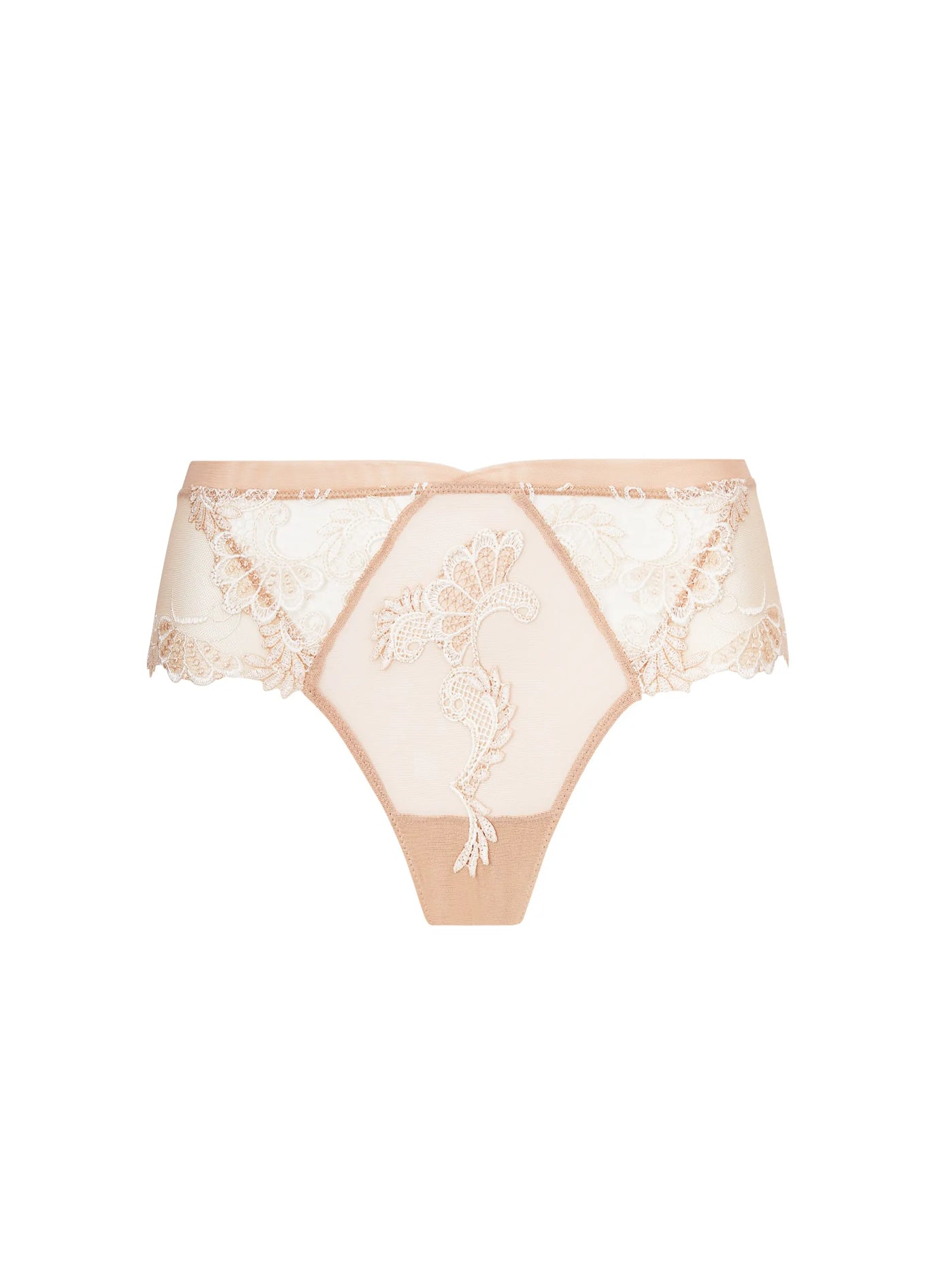 Lise Charmel - Dressing Floral Shorty Ambre Nacre Nacre