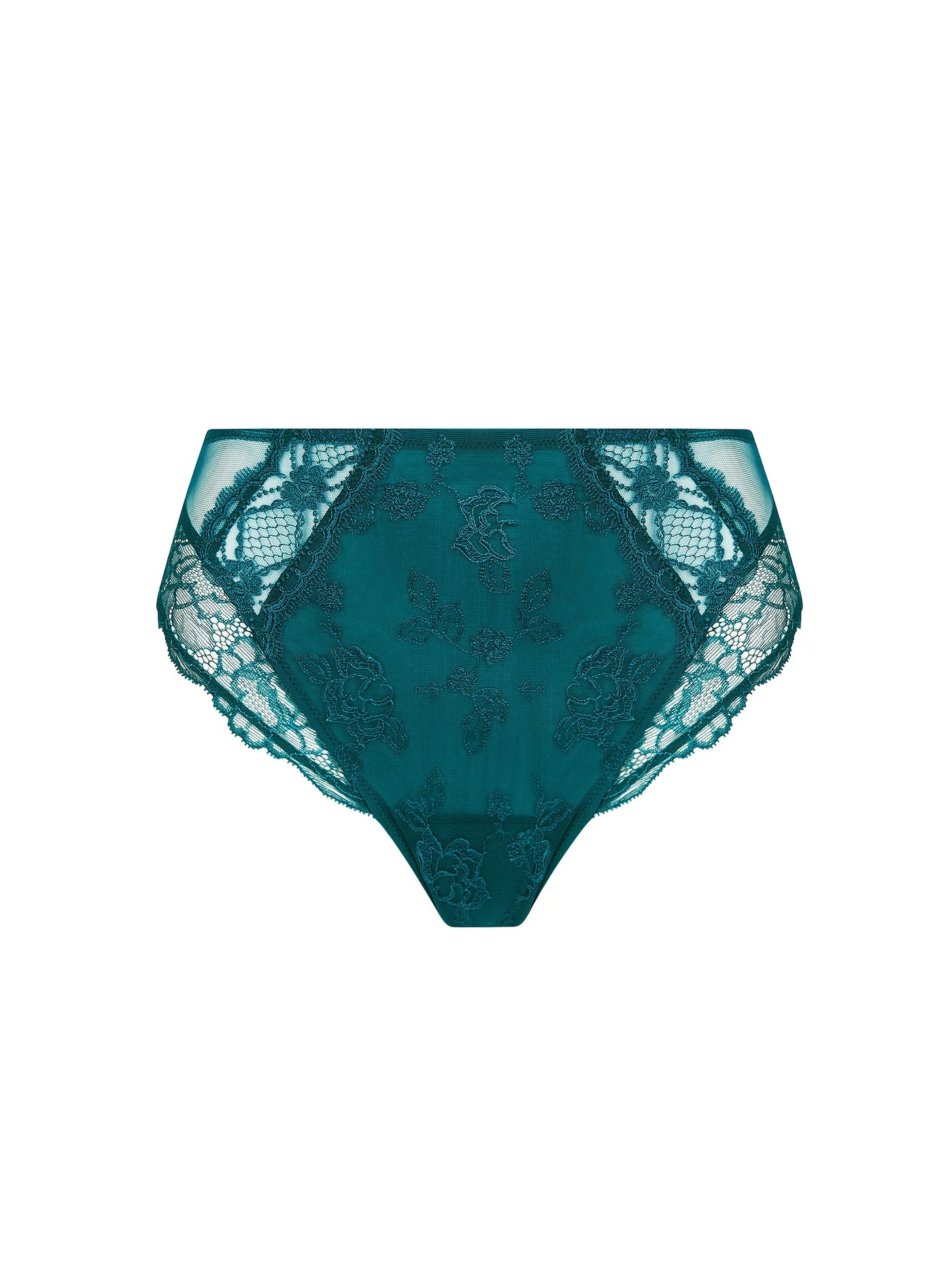 Lise Charmel - Sublime En Dentelle Slip Haut Vert Princesse