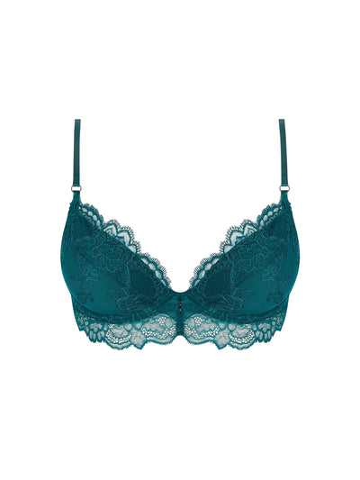 Lise Charmel - Sublime En Dentelle Soutien Gorge Push-up Vert Princesse