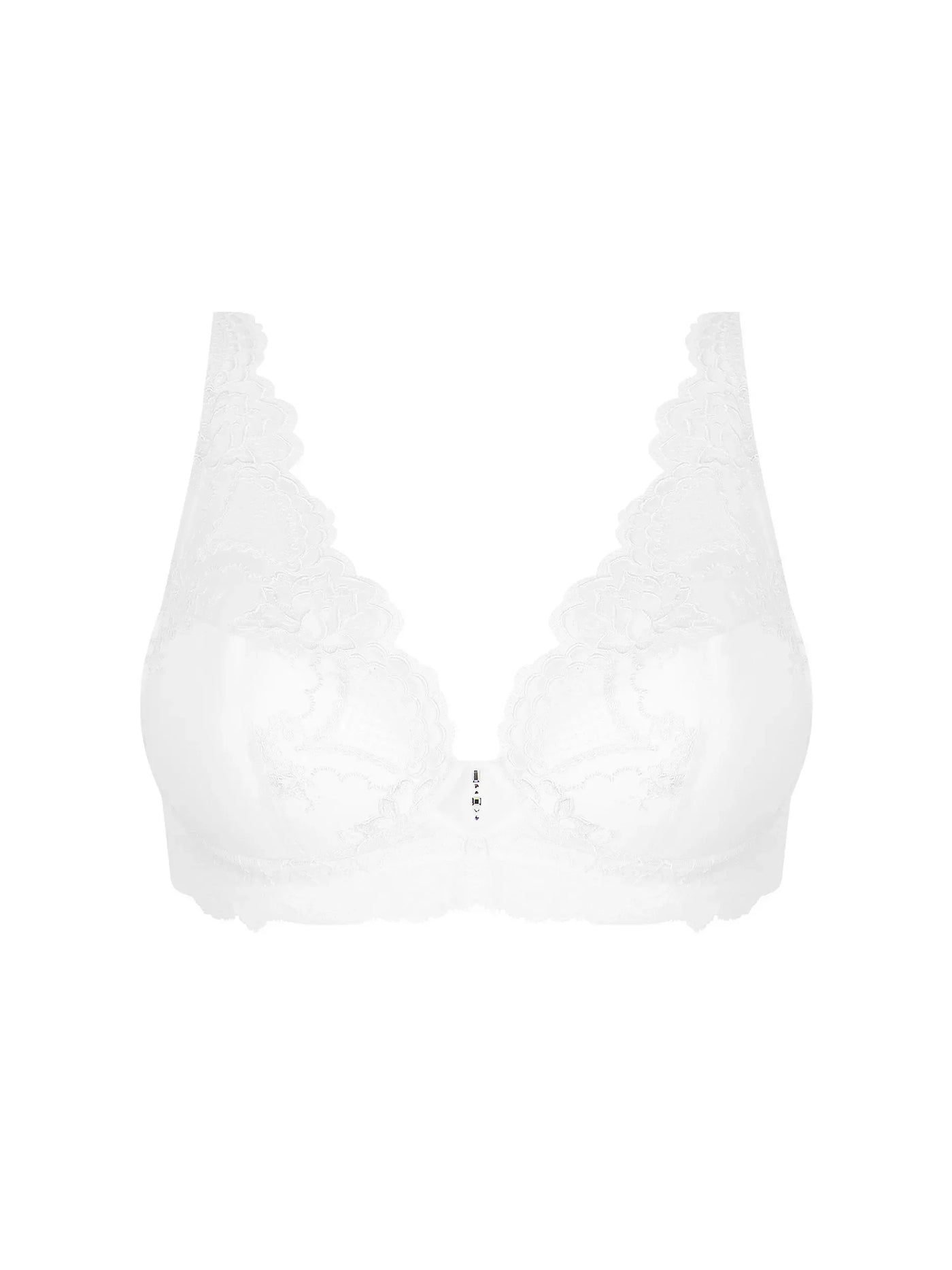 Lise Charmel - Sublime En Dentelle Soutien Gorge 1/2 Mousse Fantaisie Blanc