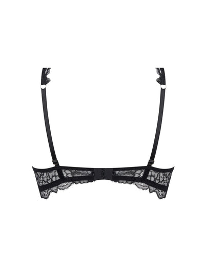 Lise Charmel - Sublime En Dentelle Soutien Gorge 1/2 Mousse Fantaisie Noir