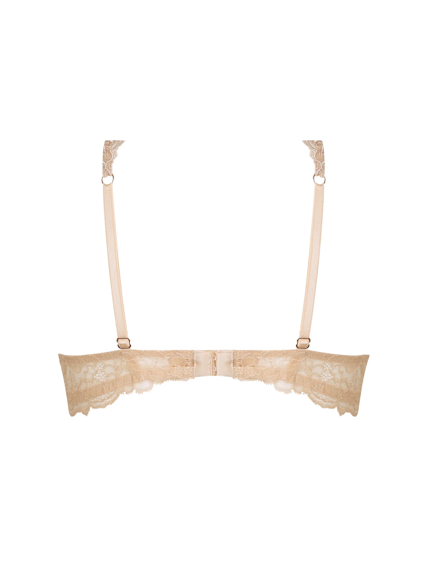 Lise Charmel - Sublime En Dentelle Soutien Gorge 1/2 Mousse Fantaisie Nude Sublime