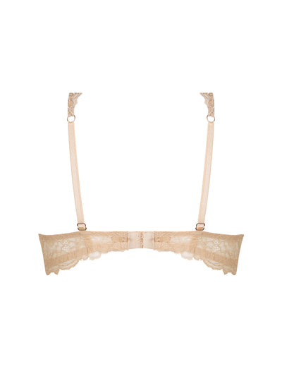 Lise Charmel - Sublime En Dentelle Soutien Gorge 1/2 Mousse Fantaisie Nude Sublime