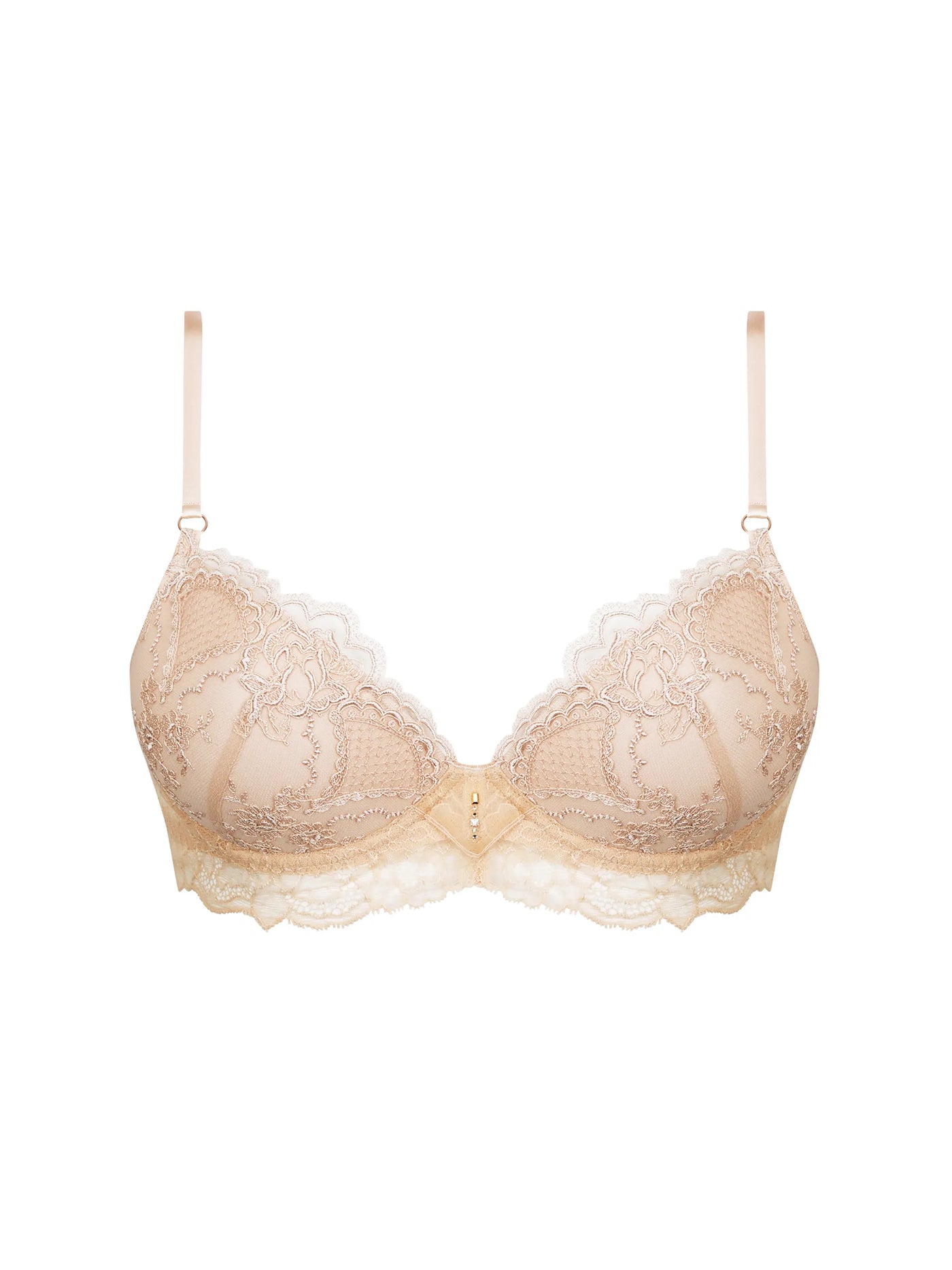 Lise Charmel - Sublime En Dentelle Soutien Gorge Coque Nude