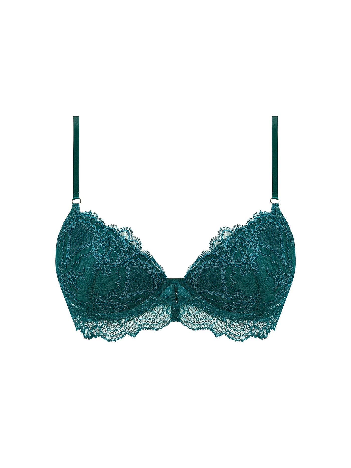 Lise Charmel - Sublime En Dentelle Soutien Gorge Coque Vert Princesse