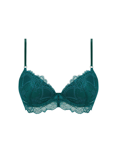 Lise Charmel - Sublime En Dentelle Soutien Gorge Coque Vert Princesse