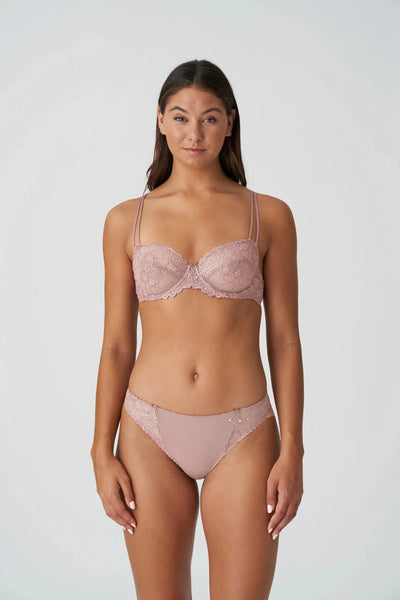 Marie Jo Jane Balcony Bra Horizontal Seam - Bois De Rose Balcony Bra Marie Jo 