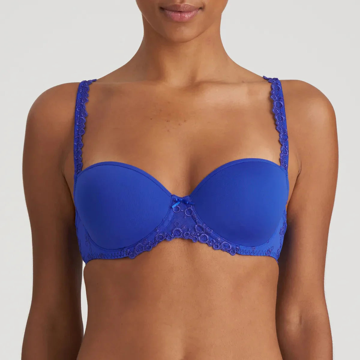 Marie Jo Nellie Padded Balcony Bra - Electric Blue Balcony Bra Marie Jo 