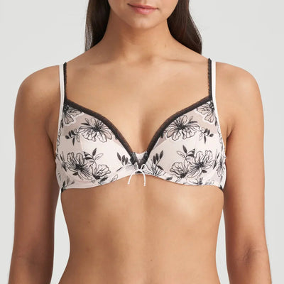 Marie Jo Noorah Half Padded Balcony Bra - Black Blush Padded Bra Marie Jo 