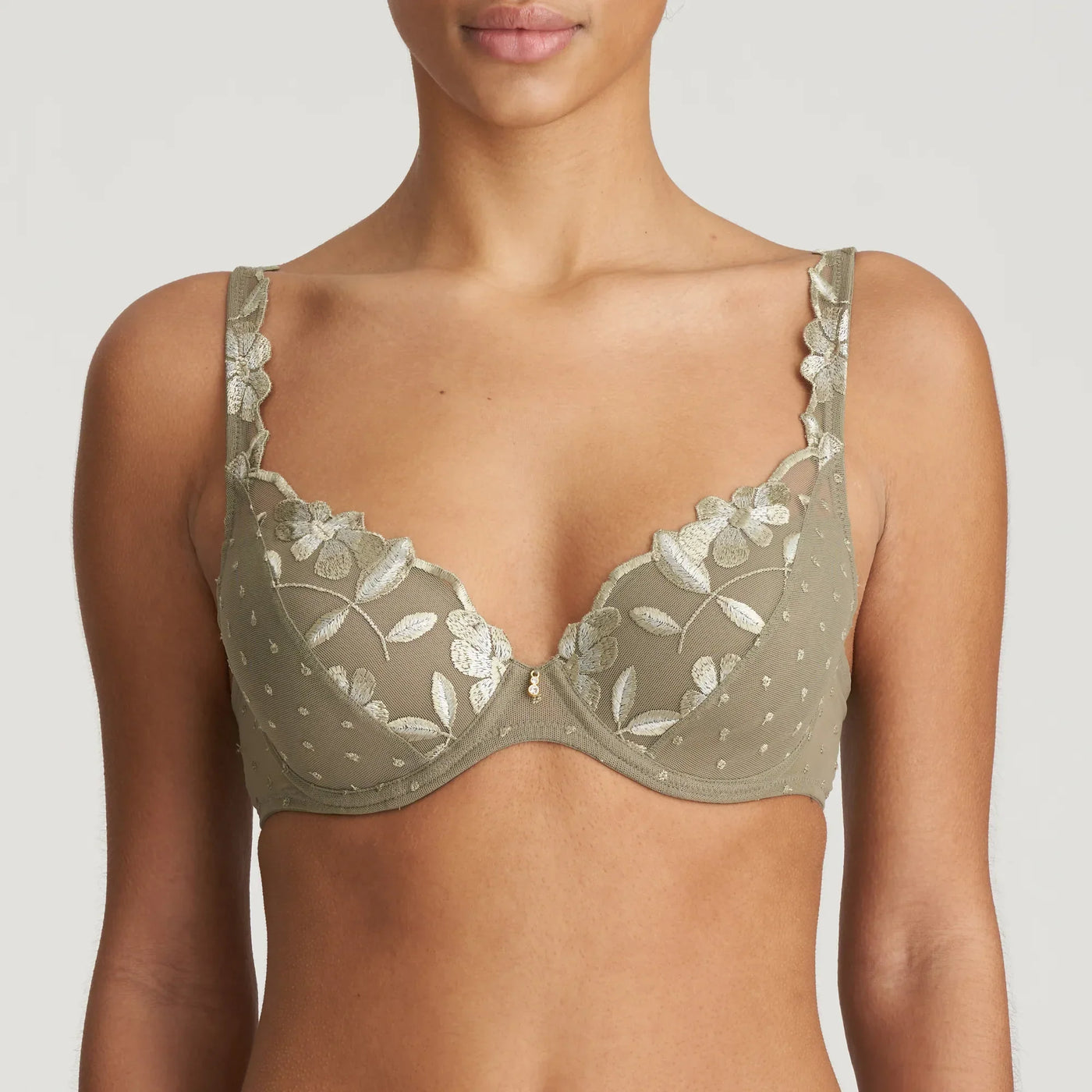 Marie Jo - Agnes Soutien-Gorge Plongeant Rembourré Olive Doré