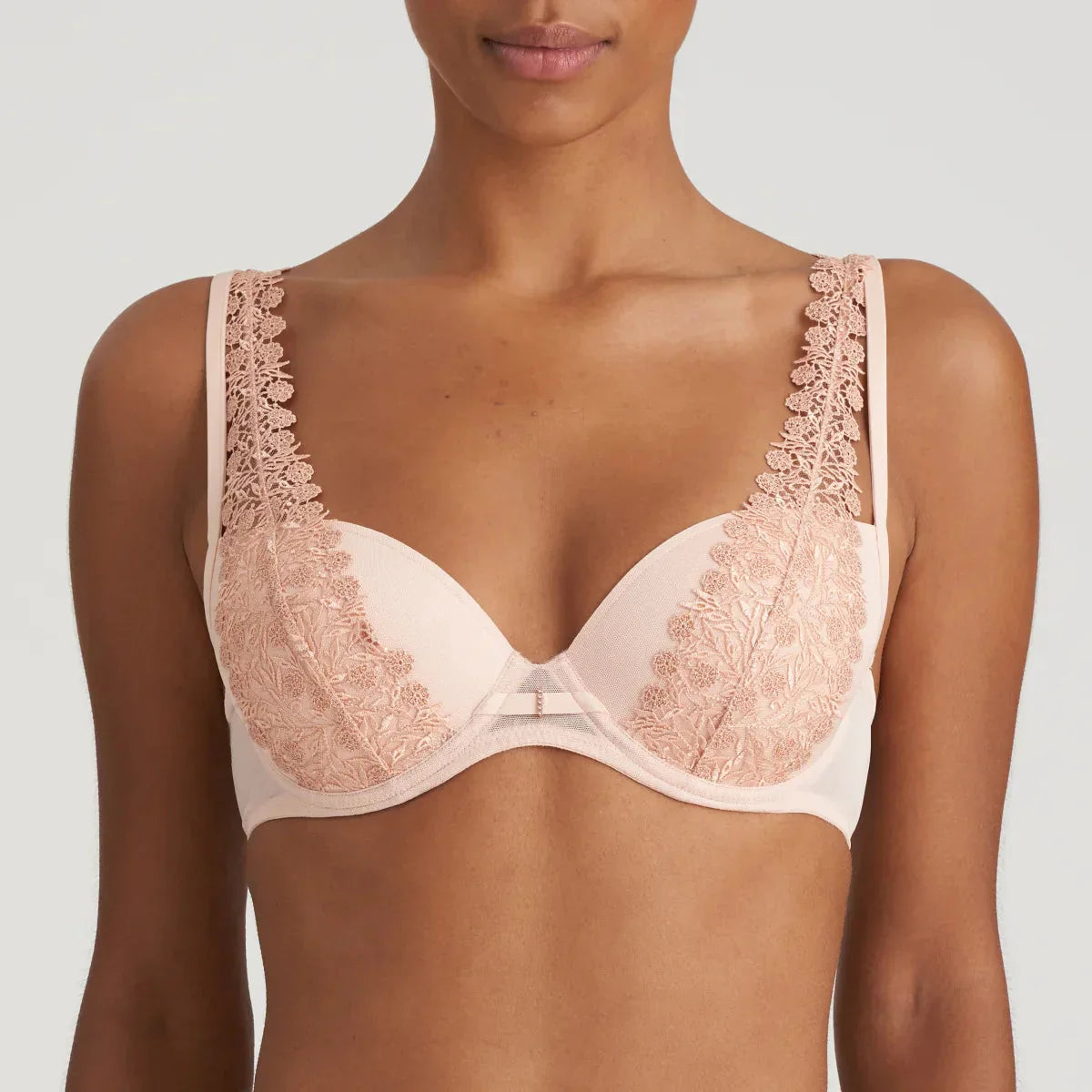 Marie Jo Danae Padded Plunge Bra - Pinot Rose Plunge Bra Marie Jo 