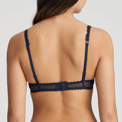 Marie Jo - Jane Soutien-Gorge Rembourré Forme Cœur Velours Bleu