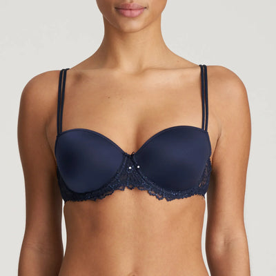 Marie Jo - Jane Soutien-Gorge Balconnet Rembourré Velours Bleu